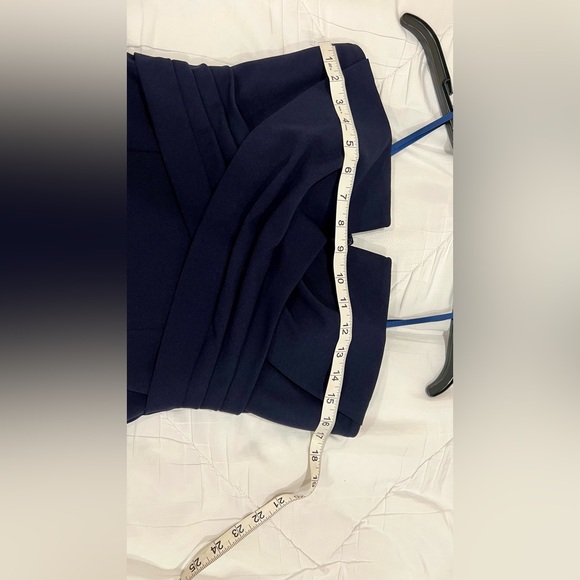 ✨XSCAPE Navy Blue Formal Dress Size 8. ALTERED! In very good condition - Picture 3 of 5